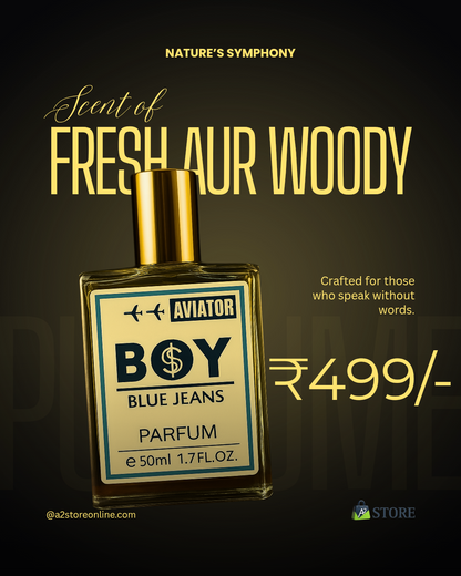 Aviator Boy Blue Jeans Parfum 50ml Long-Lasting Premium Fragrance